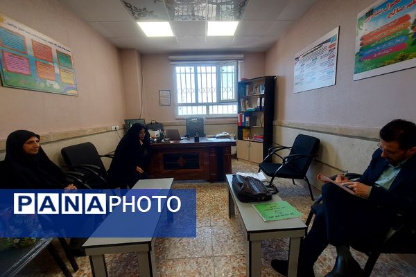 بازدید استانی از روند اجرای پروژه مهر مدارس منطقه کهریزک 