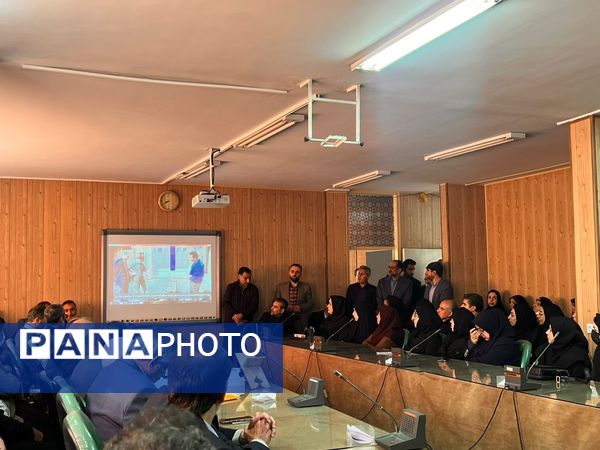 جلسه تودیع و معارفه رئیس آموزش و پرورش شهرستان آبیک