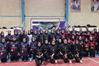 اختتامیه مسابقات والبیال جام صبا بانوان در صباشهر