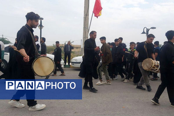 وداع و تشییع شهید گمنام در روستای شهنیا بردخون