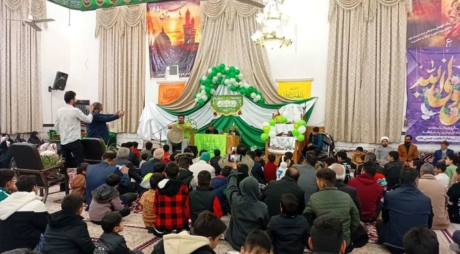 جشن روز پدر و میلاد امام علی (ع) در خلیل آباد