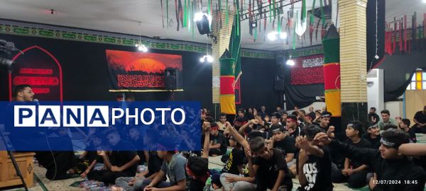 مراسم سوگواری «احلی من العسل» در شهرستان آبادان