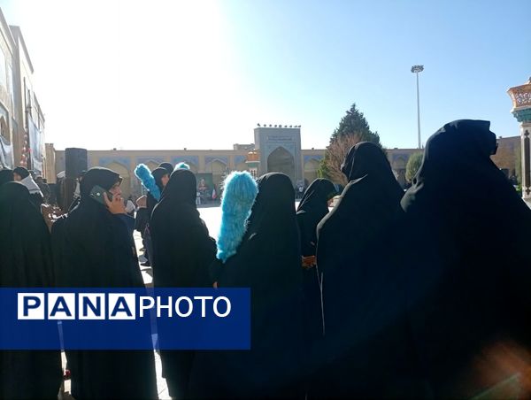 آرامگاه مدرس کاشمرصحنه تجدید میثاق بسیجیان در هفته بسیج  