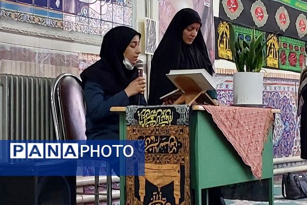 برگزاری مراسم چهلم شهدای معدن طبس در هنرستان فدک ناحیه یک شهرری