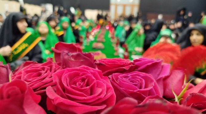 برپایی سفره مهر حضرت رقیه (س) در آمل