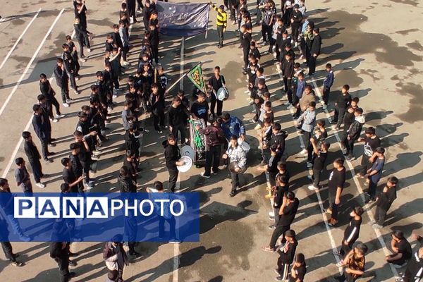 مراسم عزاداری شهادت حضرت زهرا(س) در مدارس کهریزک 