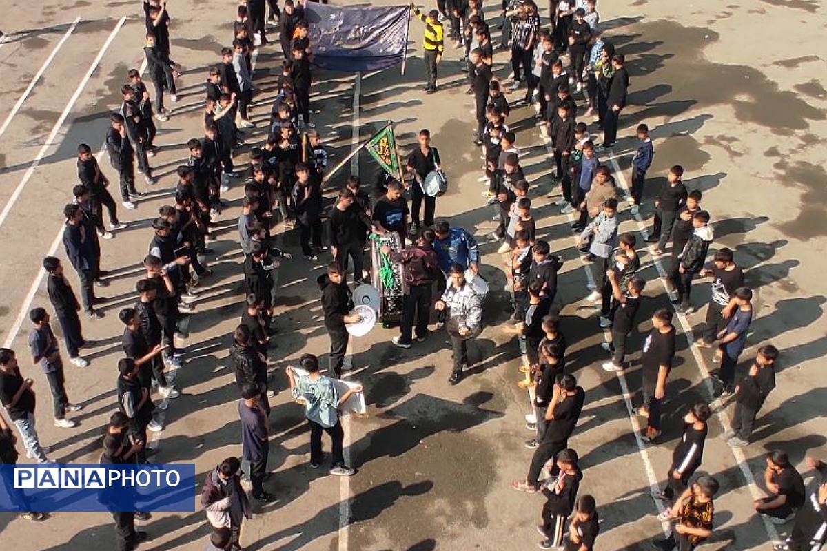 مراسم عزاداری شهادت حضرت زهرا(س) در مدارس کهریزک 