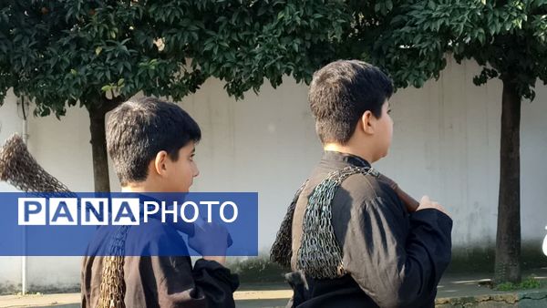 زنجیر زنی و دسته‌روی شهادت حضرت فاطمه زهرا در محمودآباد