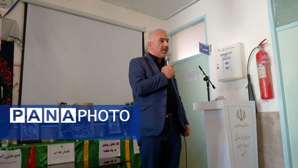 میزبانی دبیرستان نمونه دولتی شهید حاج قاسم سلیمانی شهرستان بن از شهید گمنام