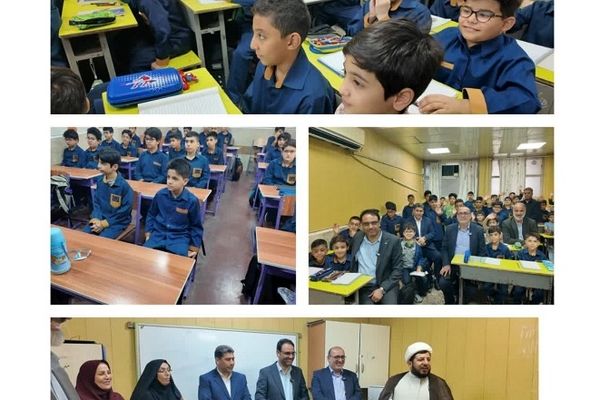 بازدید مشاور وزیر آموزش و پرورش از دبستان پسرانه نواب ناحیه یک اهواز