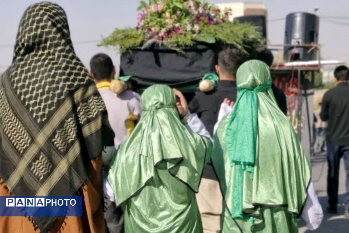 حضور پرشور عزاداران در سالروز شهادت حضرت فاطمه زهرا (س)