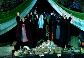 هیئت جنّت‌الزهرا(س) در سوگ دختر سه‌ساله اباعبدالله(ع) شریک شد