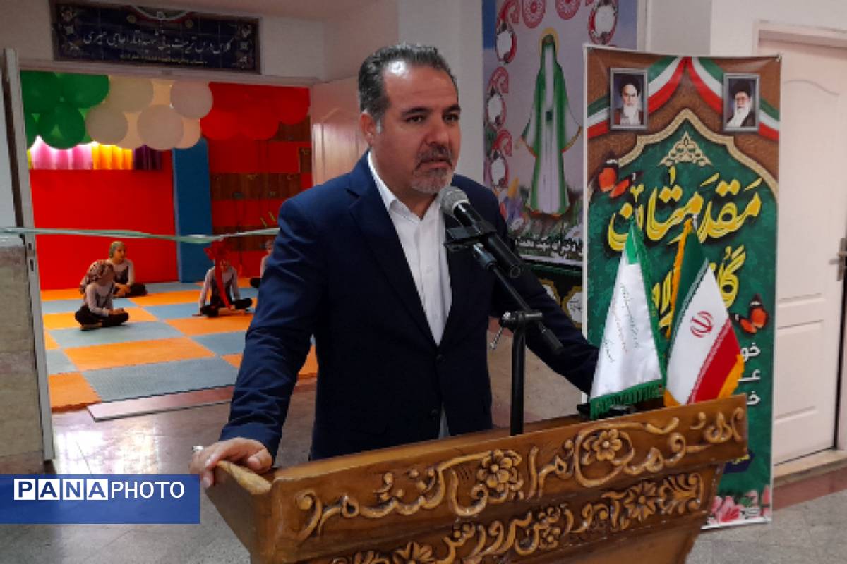 آیین افتتاحیه طرح شهید سلیمانی در دبستان منتظر قائم شهرری