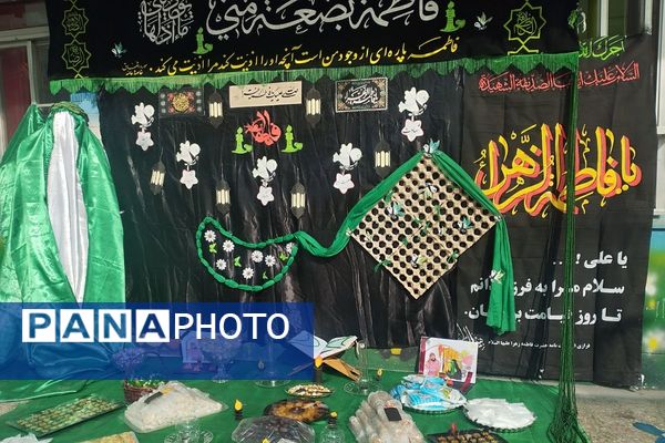 پیوند دل‌های دانش‌آموزان شهرقدس در سوگ حضرت زهرا(س)