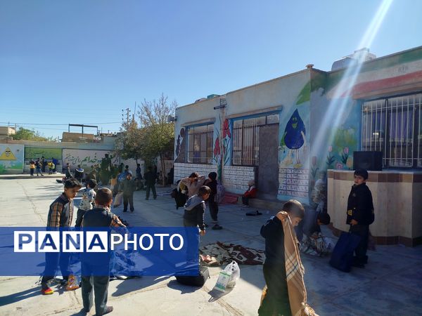 ایجاد فضای شاد وصمیمی در دبستان شهید عجمی فدافن