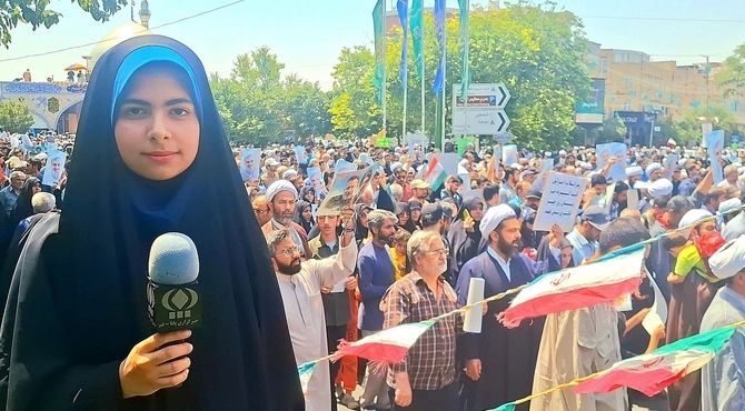 گزارش میدانی خبرنگار پانا از خروش انقلابی مردم قم در راهپیمایی ضدصهیونیستی
