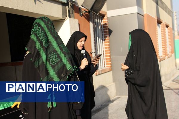  مراسم شهادت حضرت فاطمه زهرا(س) در مدارس بهارستان‌دو