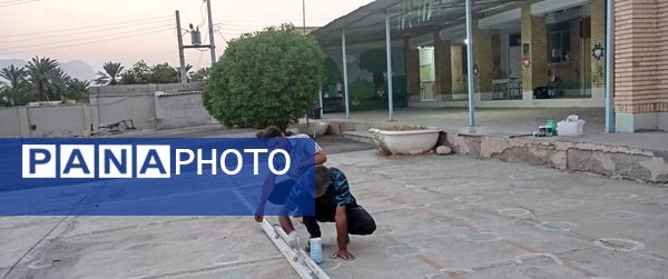 اجرای طرح «شهید عجمیان» با هدف رنگ‌آمیزی و شاداب‌سازی مدارس فین