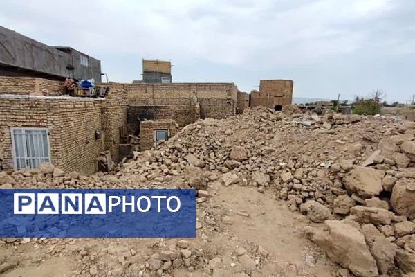 مغان روستایی  زلزله زده و غریب  بدون خبرنگار در کاشمر