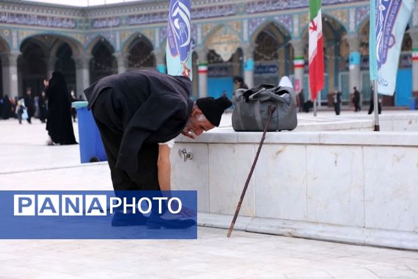 حال و هوای مسجد جمکران قبل از برپایی جشن‌ نیمه شعبان