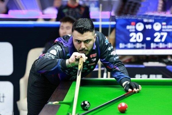 صعود سینا ولی‌زاده به رنکینگ ۱۳ جهانی پاکت بیلیارد
