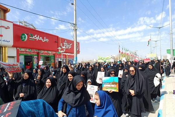 راهپیمایی روز جهانی قدس در شهرستان شیروان 