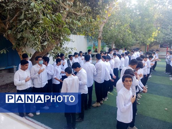 سخنرانی معنوی و مداحی ویژه فاطمیه در مدرسه جاوید