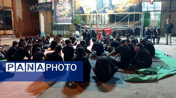 برگزاری مراسم شام غریبان در دهستان رزق آباد