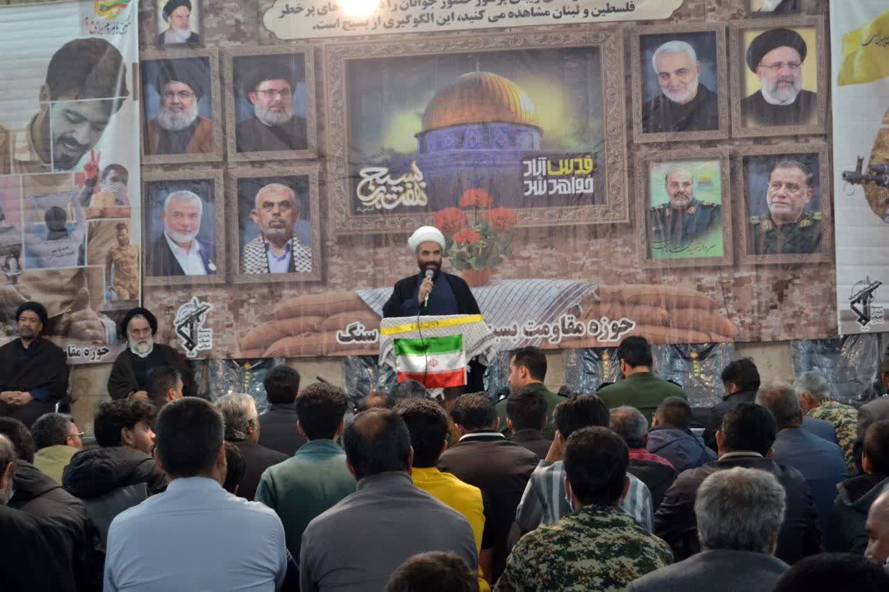 همایش بزرگ اقتدار بسیجیان در شهر رباطسنگ