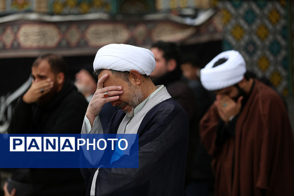 مراسم عزاداری سالروز شهادت امام هادی(ع) در حرم حضرت معصومه(س)