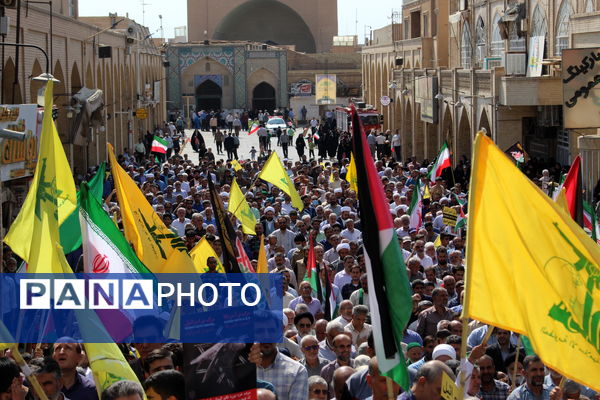 راهپیمایی بشارت نصر یزد