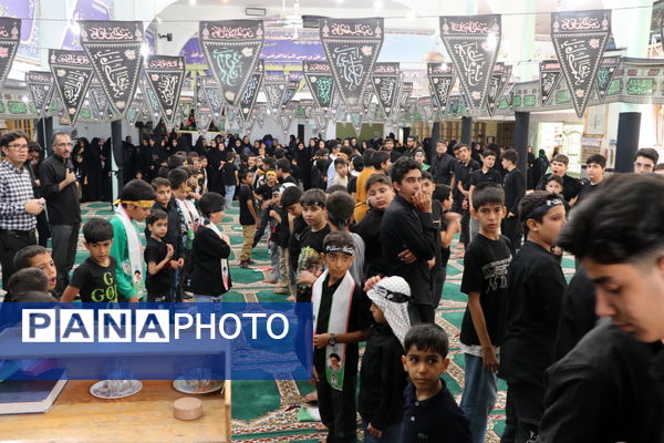  برگزاری سیزدهمین سوگواره احلی من العسل در مسجد صاحب زمان آشخانه