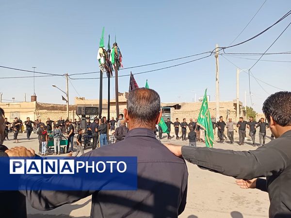 آیین سنتی"حسن - حسین"در روز اربعین حسینی در خلیل آباد