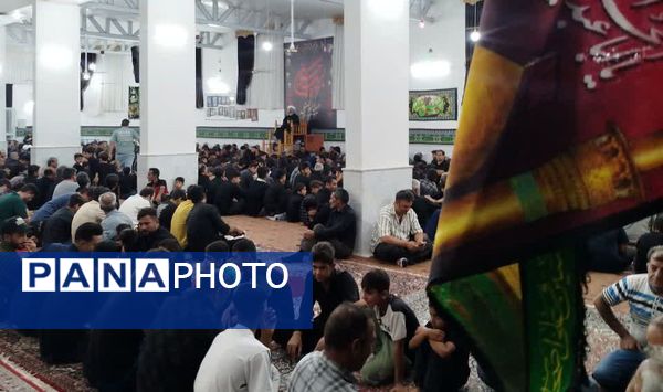حضور امام جمعه کاشمر در جمع عزاداران روستای ممرآباد