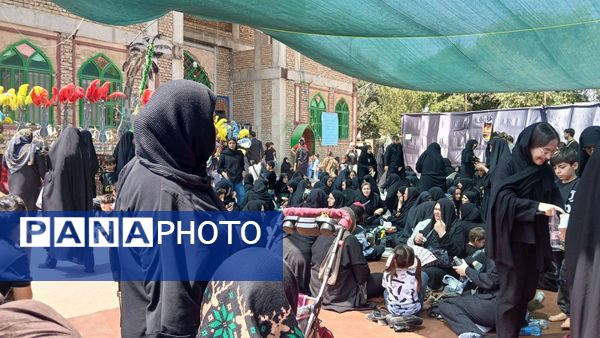 پیاده‌روی جاماندگان اربعین حسینی در شهرستان نظرآباد 