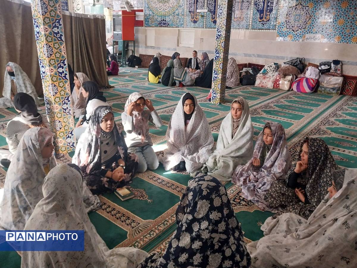 مراسم معنوی اعتکاف در مسجد صاحب الزمان جوادیه