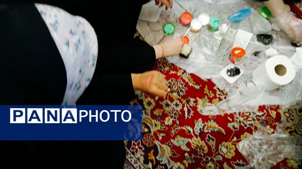 برپایی غرفه کودک در نماز جمعه شهرستان کاشمر 