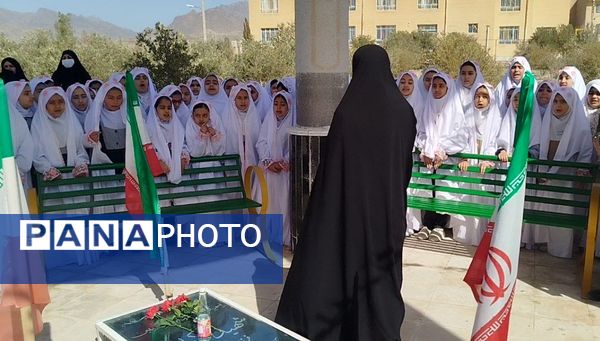 مراسم غبارروبی مزار شهدای گمنام دانشگاه آزاد اسلامی واحد کاشمر