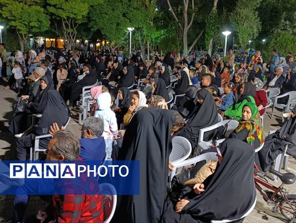 جشن دهه کرامت و ولادت امام هشتم شیعیان در پارک نیلوفر آبی مشهد مقدس