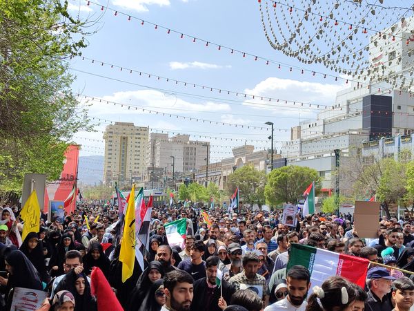 راهپیمایی روز جهانی قدس در مشهد مقدس