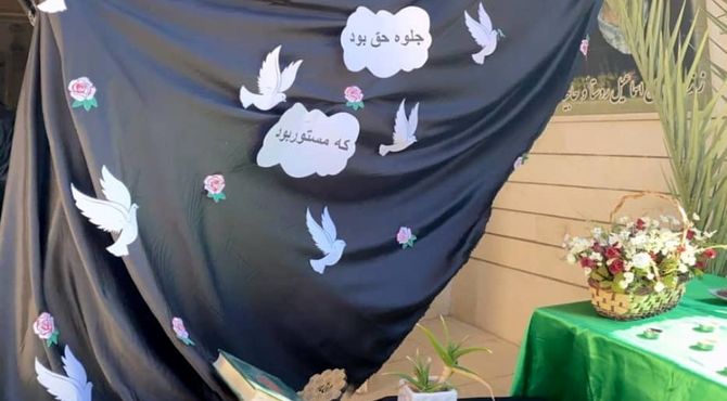 سوگواری کوچه‌های بنی‌هاشمی در دبیرستان حاج اسماعیل روستا 