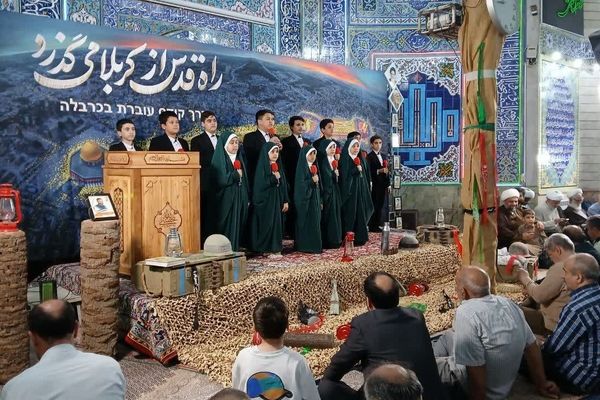 یادواره و افتتاح آستان شهدا در مسیر ایثار