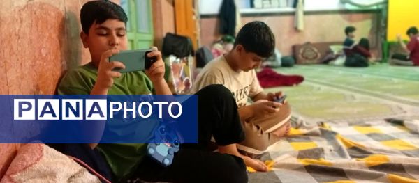 جلوه‌هایی از اعتکاف پسران آشخانه 