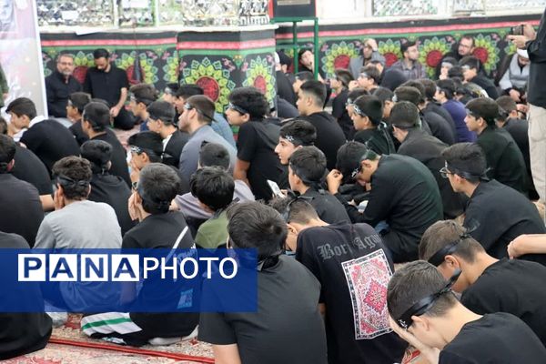 برگزاری سوگواری احلی من العسل با اجتماع بیش از ۳۰۰ دانش آموز ملاردی در آستان مقدس امامزاده ابراهیم (ع)
