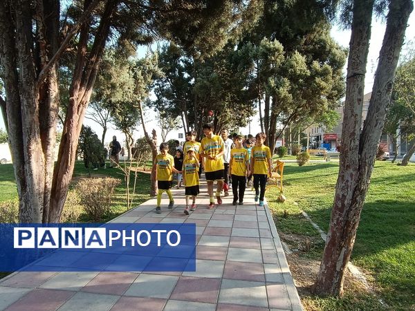 طرح پویا، شهر پویا با برگزاری  همایش پیاده روی خانوادگی در بوستان ورزش ملارد 