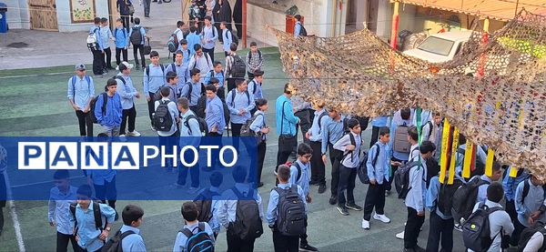 بازگشایی مدرسه شهید مطهری با لبخند مهر 