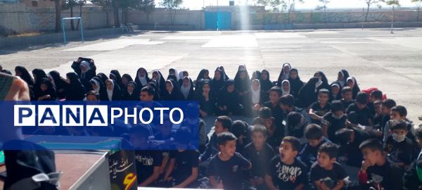 مراسم سوگواری شهادت حضرت فاطمه  زهرا  (س) در مدرسه صغری عبداللهیان خلیل آباد