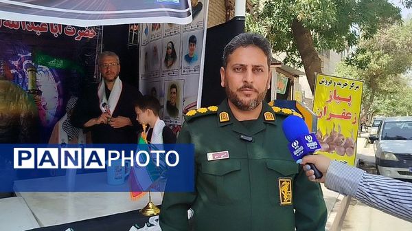 برپایی موکب دانش‌آموزی در روز اربعین حسینی در فاروج