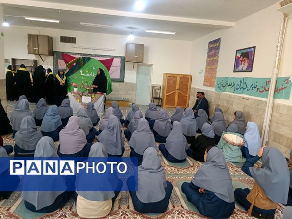 اجلاسیه نماز در آموزشگاه متوسطه اول دخترانه 15خرداد سرخس
