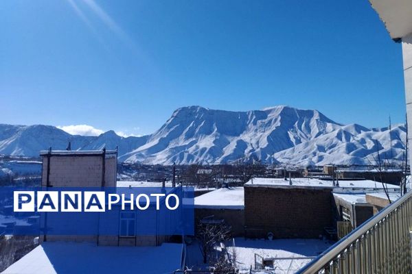 اولین برف زمستانی در بار